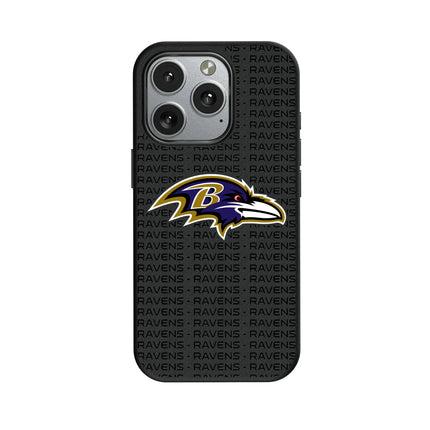 Baltimore Ravens Text Backdrop MagSafe Compatible Phone Case for Apple iPhone