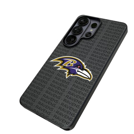 Baltimore Ravens Text Backdrop MagSafe Compatible Phone Case for Samsung Galaxy