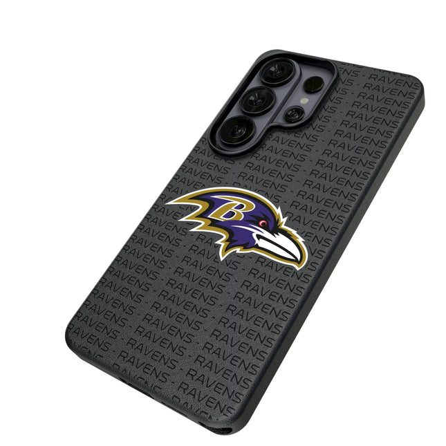 Baltimore Ravens Text Backdrop MagSafe Compatible Phone Case for Samsung Galaxy