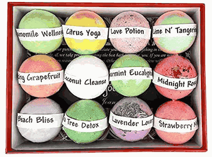 Bath Bomb Gift Set - 12 Pieces