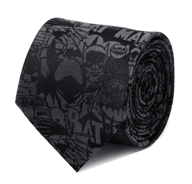 Batman Comic Black Tie