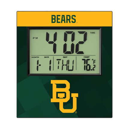 Baylor University Bears Color Block Wall Clock