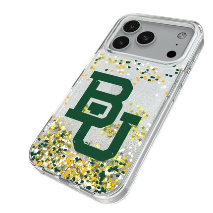 Baylor University Bears Confetti Glitter Phone Case for Apple iPhone