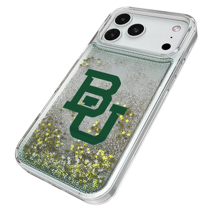 Baylor University Bears Linen Glitter Phone Case for Apple iPhone