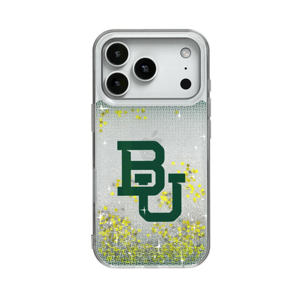 Baylor University Bears Linen Glitter Phone Case for Apple iPhone
