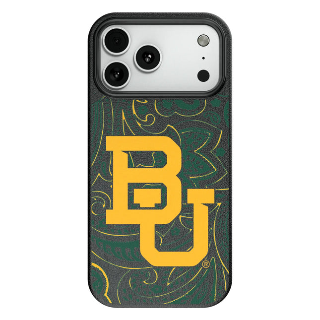Baylor University Bears Paisley MagSafe Compatible Phone Case for Apple iPhone