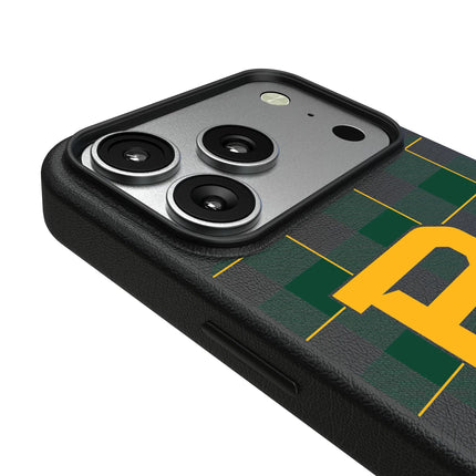 Baylor University Bears Plaid MagSafe Compatible Phone Case for Apple iPhone