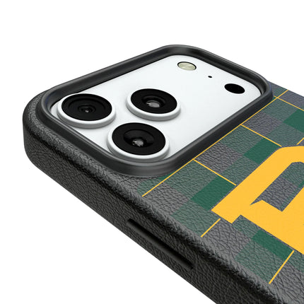 Baylor University Bears Plaid MagSafe Compatible Phone Case for Apple iPhone