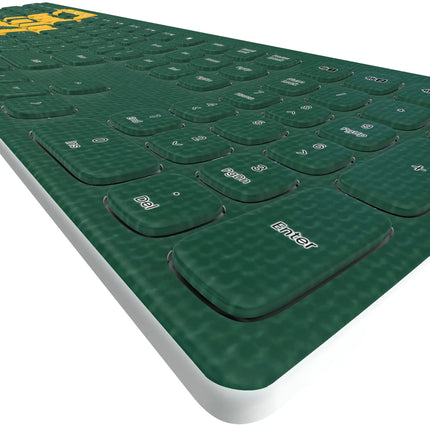 Baylor University Bears Solid Curved Wireless Keyboard