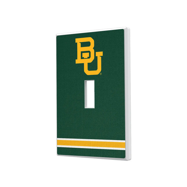Baylor University Bears Stripe Hidden-Screw Light Switch Plate