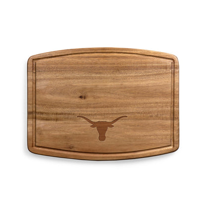 Texas Longhorns - Ovale Acacia Cutting Board
