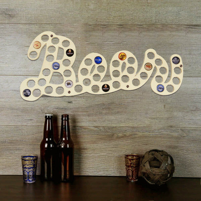 Beer Sign Beer Cap Holder
