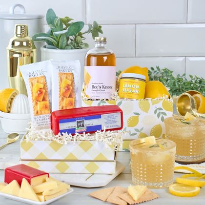 Bees Knees and Cheese With A Lemon Twist Gift Box