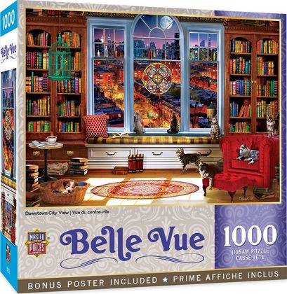 Belle Vue Downtown City View 1000 Piece Puzzle