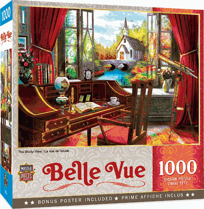 Belle Vue The Study View 1000 Piece Puzzle