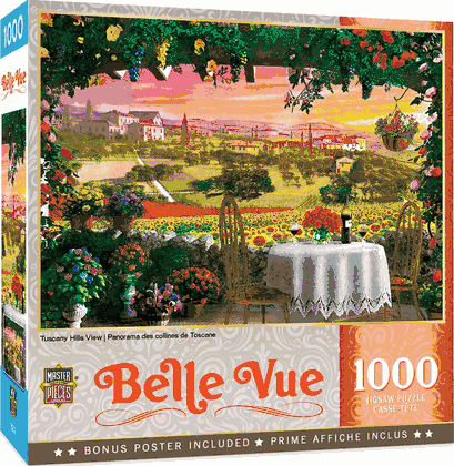 Belle Vue Tuscany Hills Views 1000 Piece Puzzle