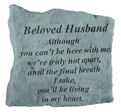 BELOVED HUSBAND Although Memorial Stone