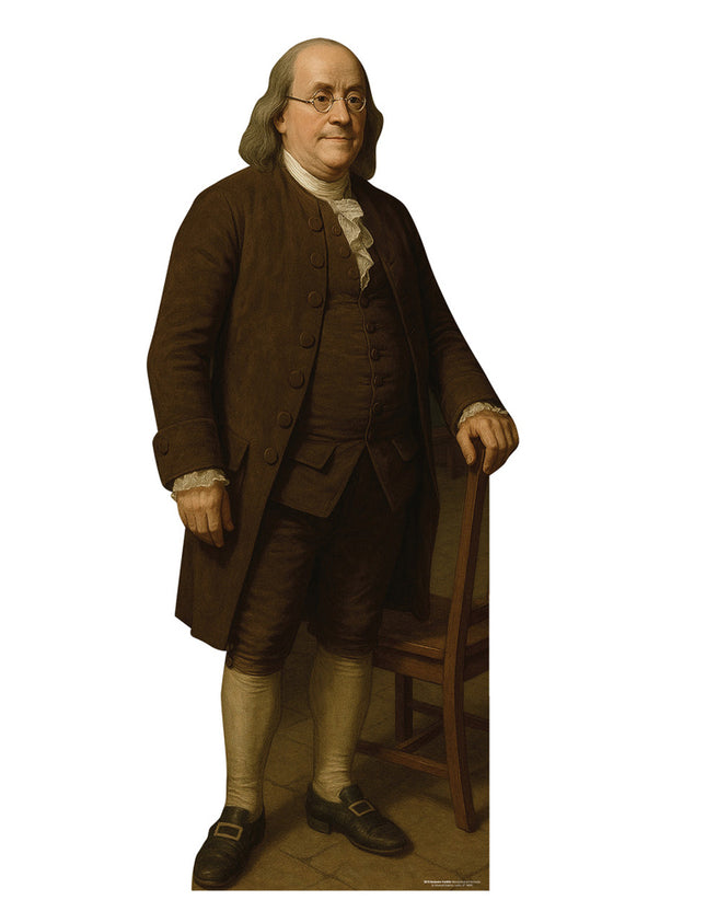 Benjamin Franklin Lifesize Cardboard Cutout