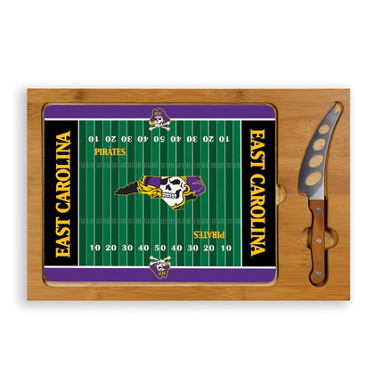 East Carolina Pirates Football Field Cutting Board & Knife Set