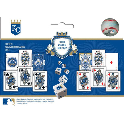 Kansas City Royals - 2-Pack Playing Cards & Dice Set