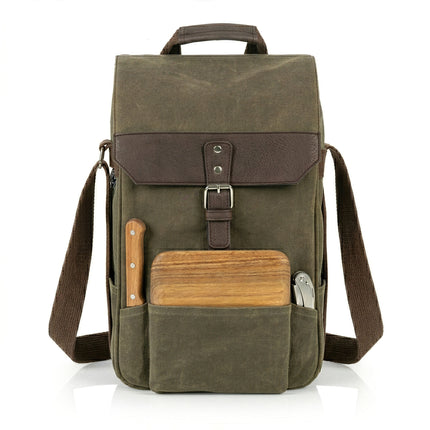 2 Bottle Insulated Wine & Cheese Cooler Tote