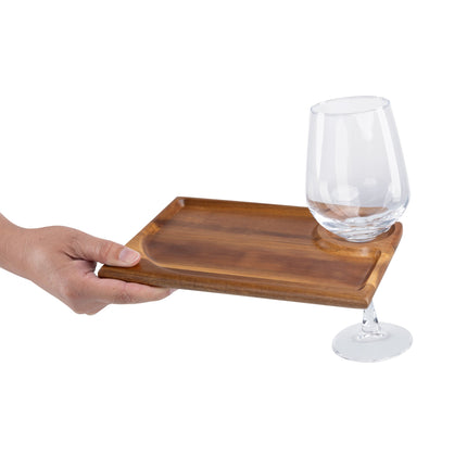Rectangle Wine Appetizer Plate Set of  Four