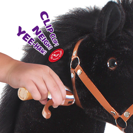 Model U® Horse Ride-On Toy Age 4–7 – Black