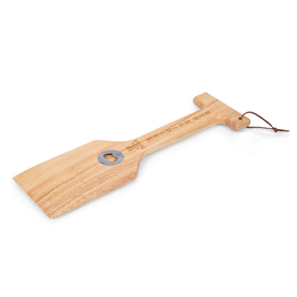 Texas Tech Red Raiders - Hardwood BBQ Grill Scraper with Bottle Opener
