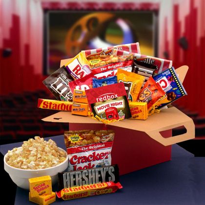 Blockbuster Movie Night Care Package with 10.00 Redbox Gift Card