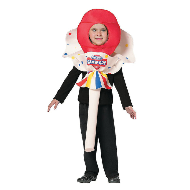 Kids Charms Blow Pop Cherry Candy Tunic Costume
