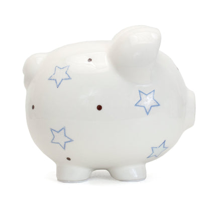 Blue Star Large Piggy Bank