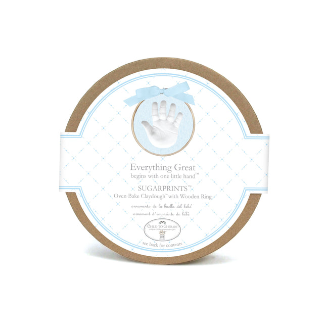 Blue Sugarprint Glitter Handprint Kit