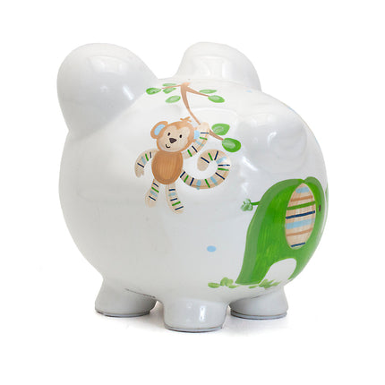 Blue Tropical Punch Large Piggy Bank
