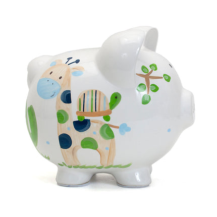 Blue Tropical Punch Large Piggy Bank