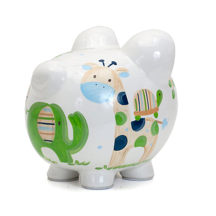 Blue Tropical Punch Large Piggy Bank