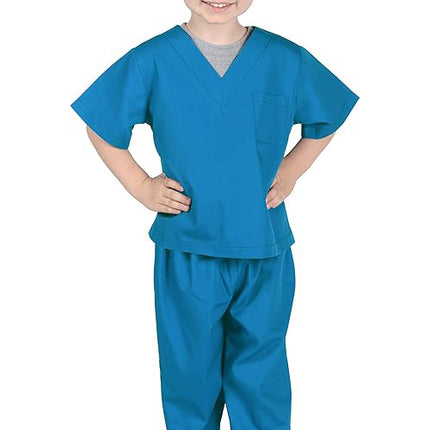 Personalized Child Doctor Scrubs Costume (Blue)