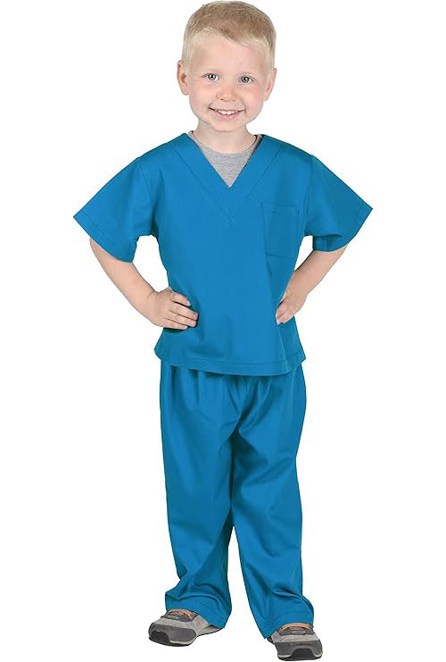 Child Blue Doctor Scrubs Costume