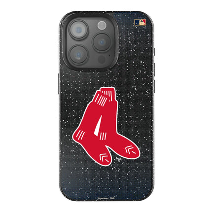 Boston Red Sox 1924-1960 - Cooperstown Collection Linen Black Bling Phone Case for Apple iPhone