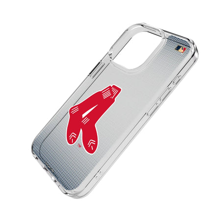 Boston Red Sox 1924-1960 - Cooperstown Collection Linen Clear Phone Case for Apple iPhone