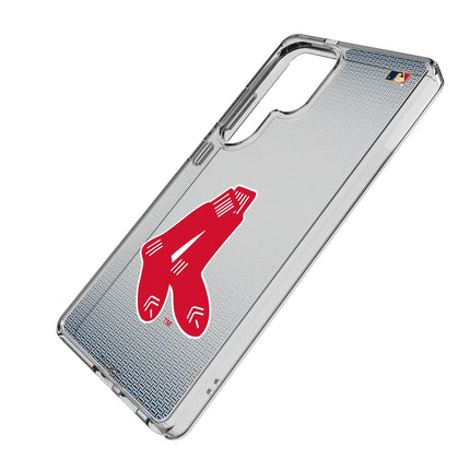 Boston Red Sox 1924-1960 - Cooperstown Collection Linen Clear Phone Case for Samsung Galaxy