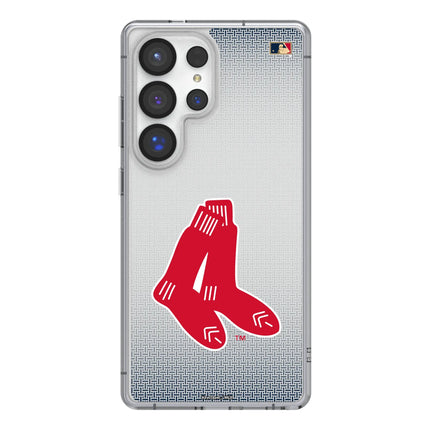 Boston Red Sox 1924-1960 - Cooperstown Collection Linen Clear Phone Case for Samsung Galaxy