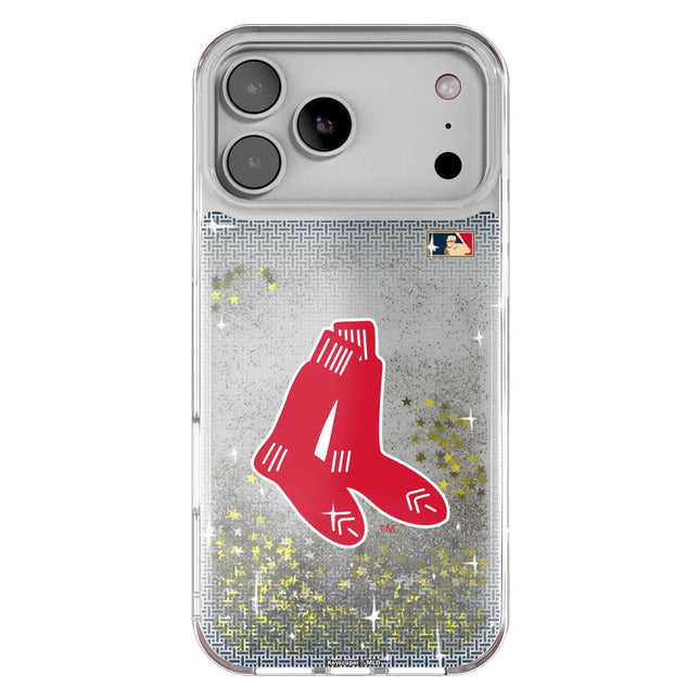 Boston Red Sox 1924-1960 - Cooperstown Collection Linen Glitter Phone Case for Apple iPhone