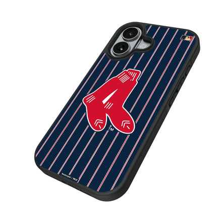 Boston Red Sox 1924-1960 - Cooperstown Collection Pinstripe Bump Phone Case for Apple iPhone