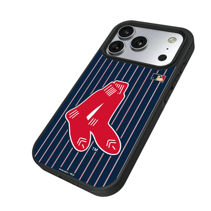 Boston Red Sox 1924-1960 - Cooperstown Collection Pinstripe Bump Phone Case for Apple iPhone