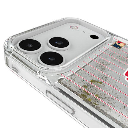 Boston Red Sox 1924-1960 - Cooperstown Collection Pinstripe Glitter Phone Case for Apple iPhone