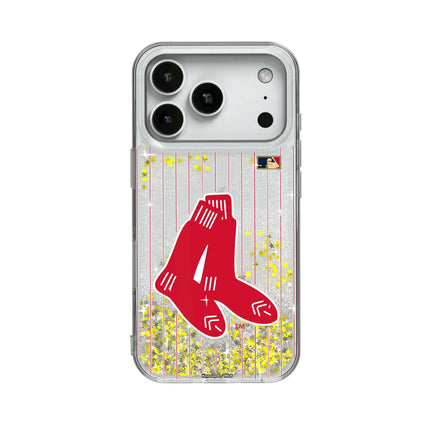 Boston Red Sox 1924-1960 - Cooperstown Collection Pinstripe Glitter Phone Case for Apple iPhone
