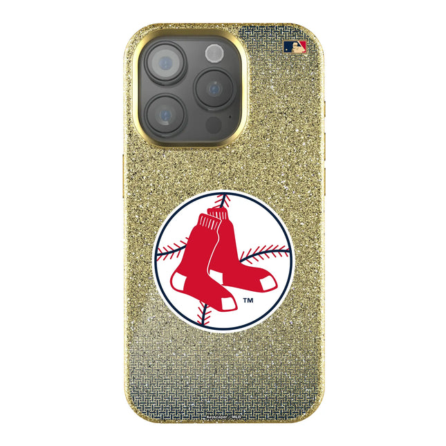 Boston Red Sox 1970-1975 - Cooperstown Collection Linen Bling Phone Case for Apple iPhone