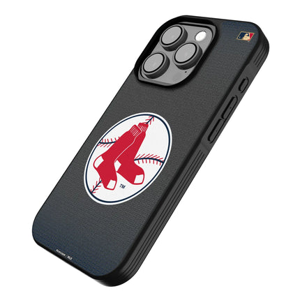 Boston Red Sox 1970-1975 - Cooperstown Collection Linen Bump Phone Case for Apple iPhone