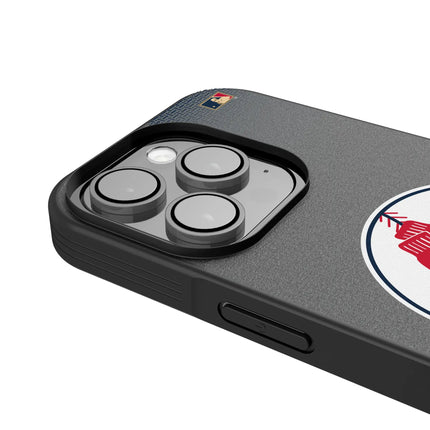 Boston Red Sox 1970-1975 - Cooperstown Collection Linen Bump Phone Case for Apple iPhone