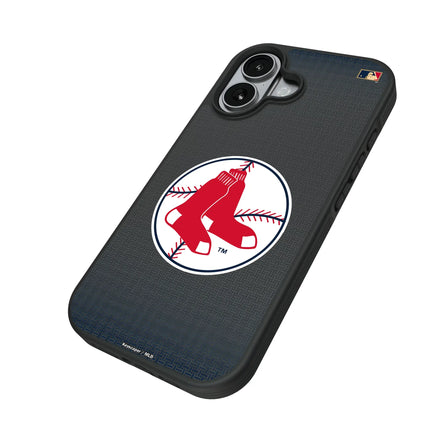 Boston Red Sox 1970-1975 - Cooperstown Collection Linen Bump Phone Case for Apple iPhone